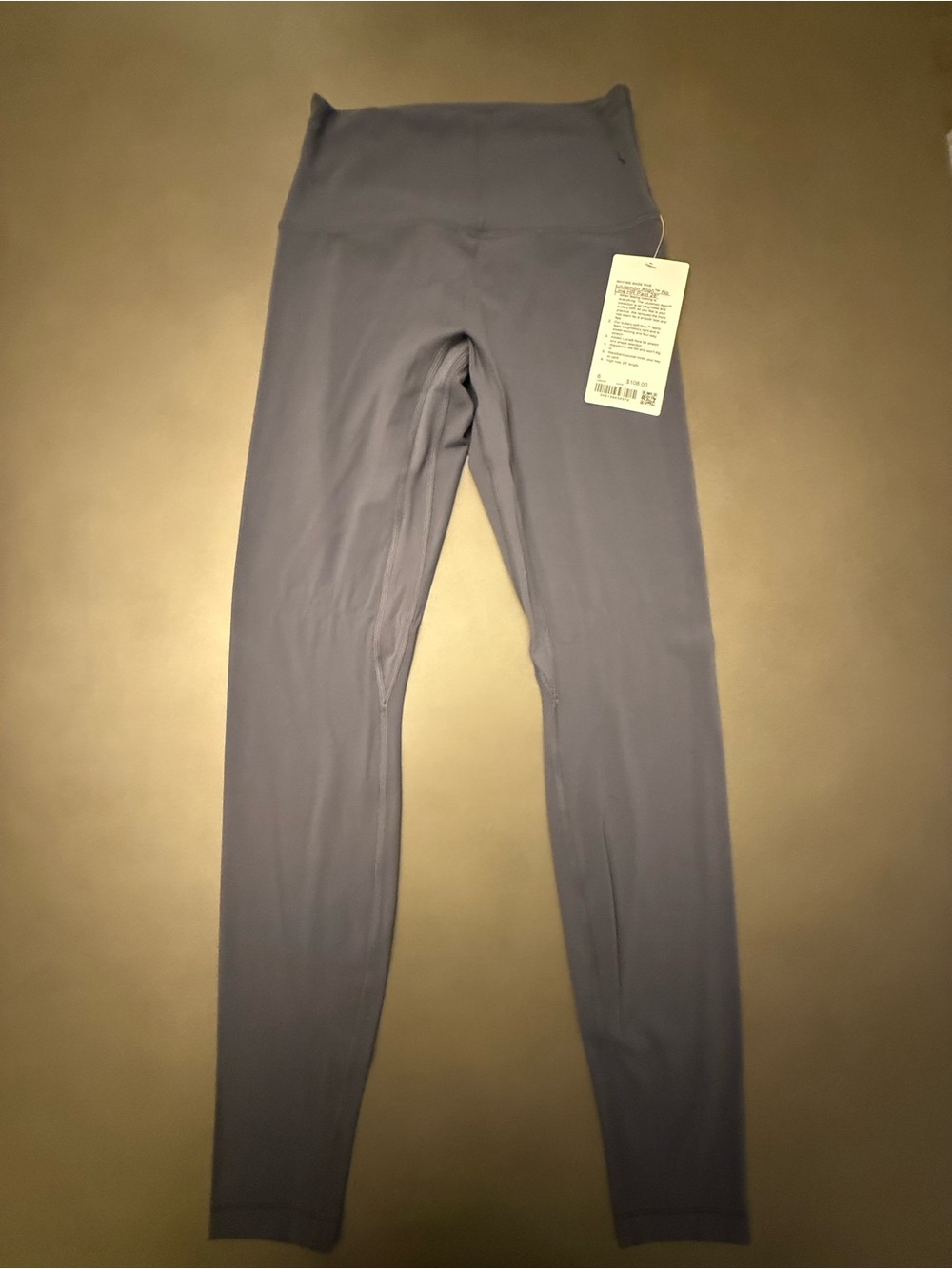 Lululemon Align No Line HR Pant 28" High-Rise Gray/ blue Size 6